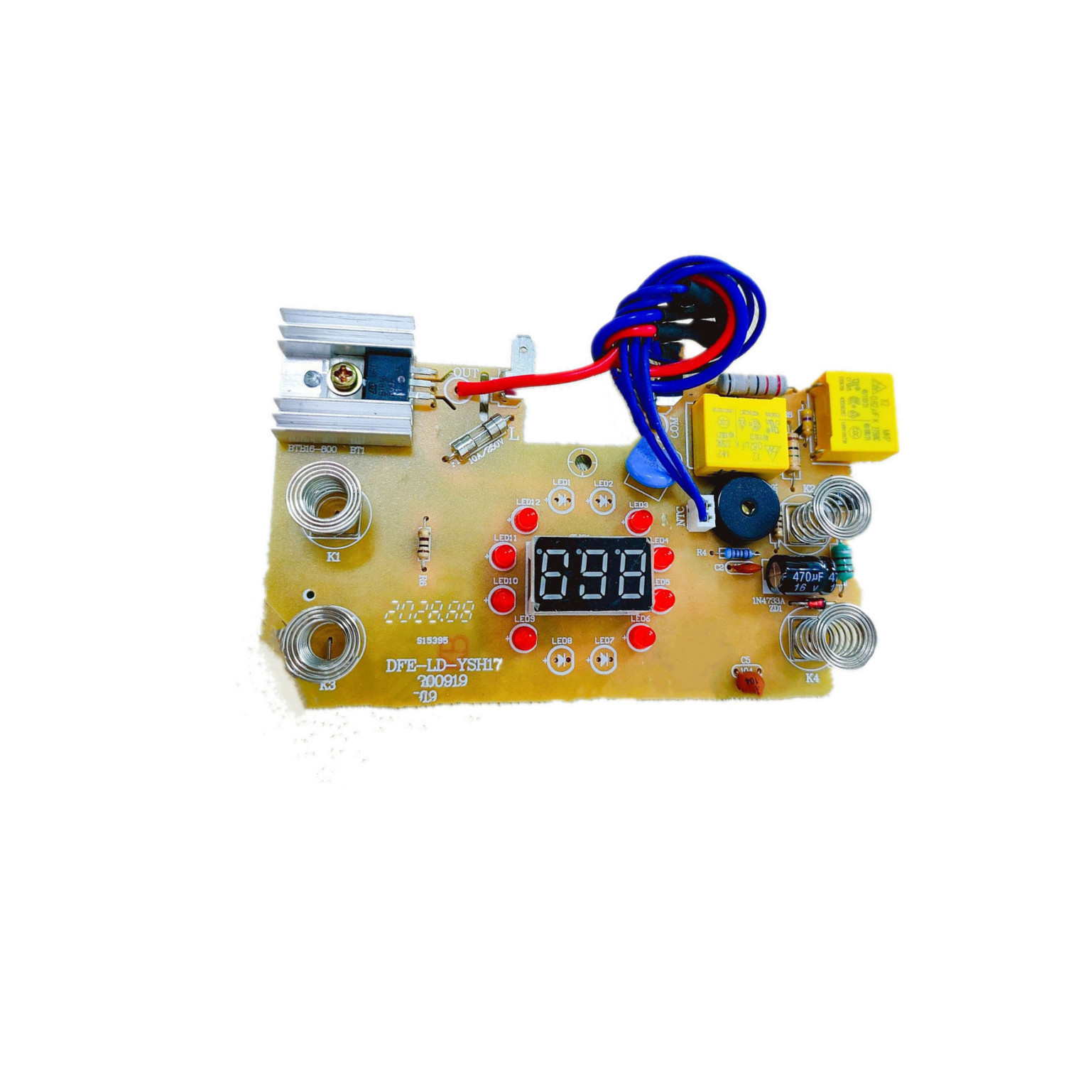 山东便捷智能电水壶控制板方案开发设计 养生壶PCBA线路板来图做样